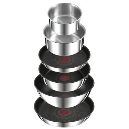 Tefal - 13-teiliges Topf- und Pfannenset INGENIO PREFERENCE ON, Edelstahl
