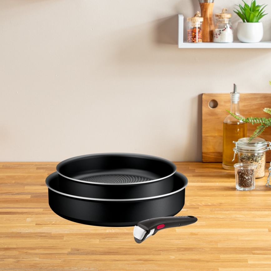 Tefal - 3-teiliges Kochgeschirr-Set INGENIO GENEROUS COOK