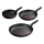 Tefal - 3-teiliges Pfannenset DARK ESSENTIAL