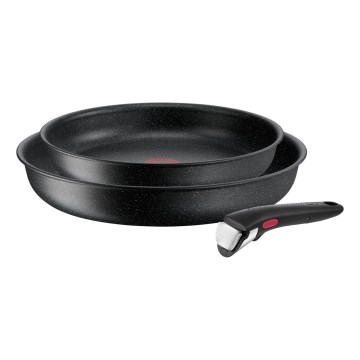 Tefal - 3-teiliges Pfannenset INGENIO BLACK STONE