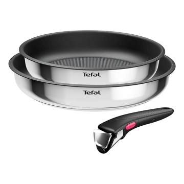 Tefal - 3-tlg. INGENIO COOK Kochgeschirr-Set, Edelstahl