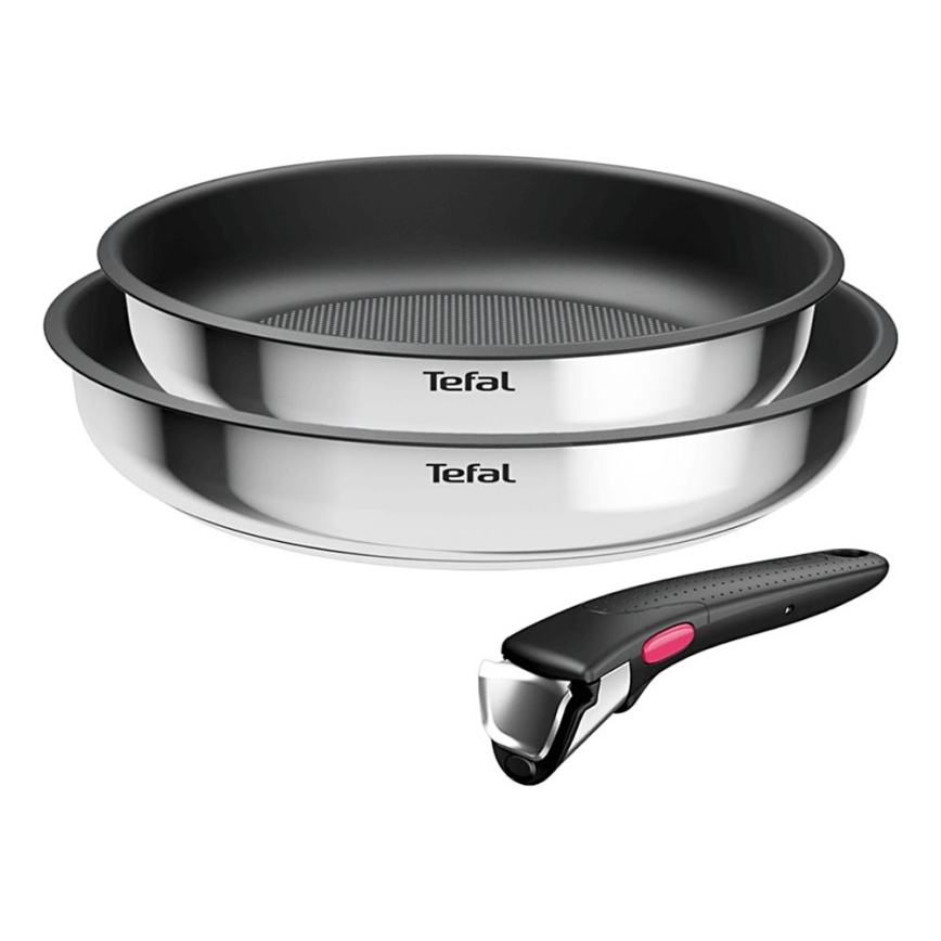 Tefal - 3-tlg. INGENIO COOK Kochgeschirr-Set, Edelstahl