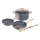 Tefal - 5-teiliges Kochgeschirr-Set NATURAL FORCE
