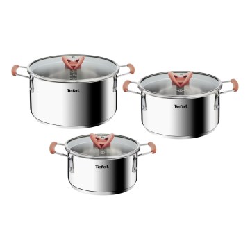 Tefal - 6-teiliges Topfset OPTI'SPACE