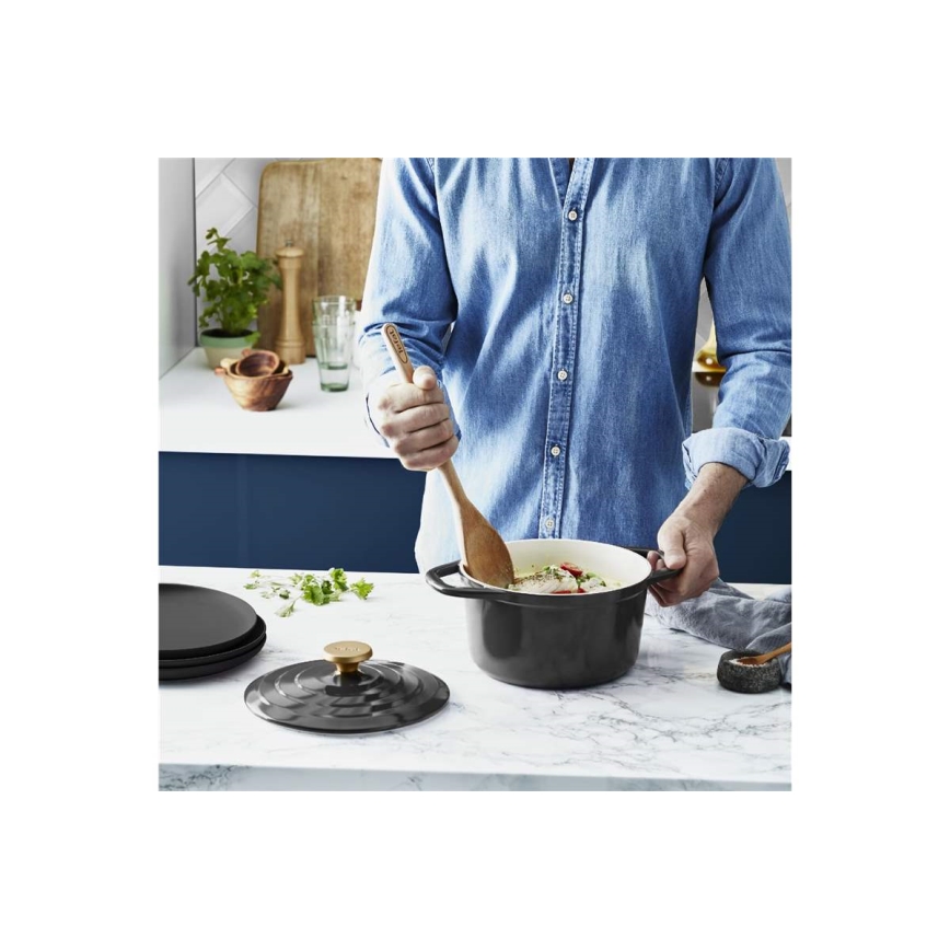 Tefal - Kochtopf mit Deckel AIR 20 cm Anthrazit