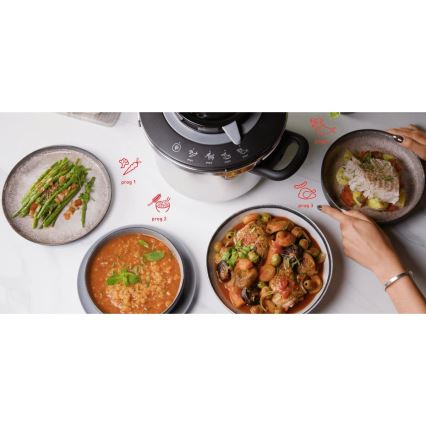 Tefal - Schnellkochtopf 4,5 l CLIPSO+ CHEF Edelstahl