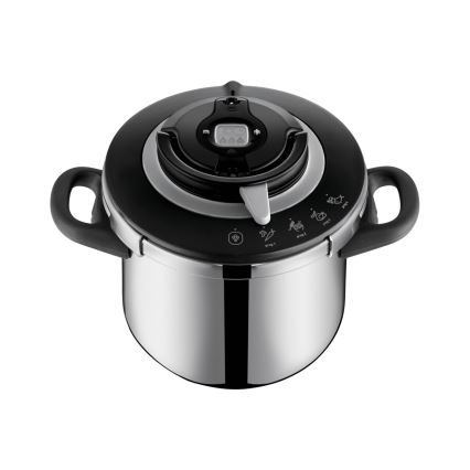 Tefal - Schnellkochtopf 8 l CLIPSO+ CHEF Edelstahl