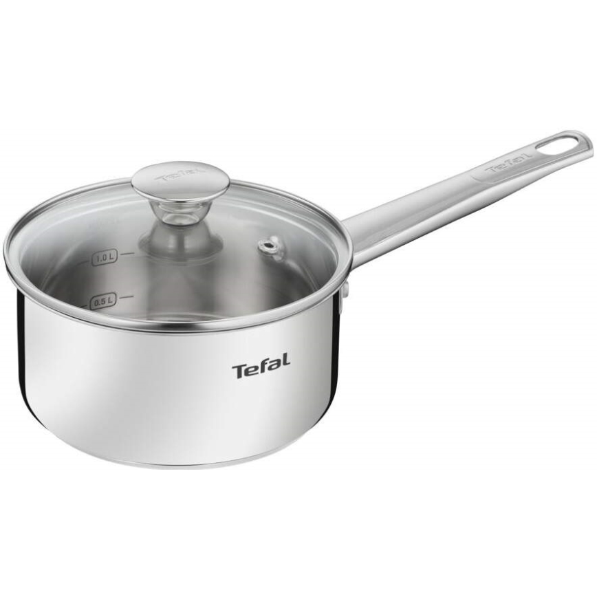 Tefal - 9-teiliges Kochgeschirr-Set COOK EAT aus Edelstahl