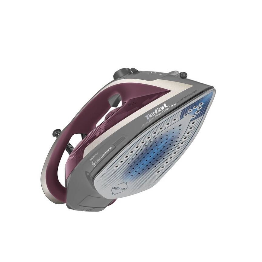 Tefal - Dampfbügeleisen ULTRAGLISS PLUS 2800W/230V burgunderrot/grau