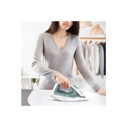 Tefal - Dampfbügeleisen VIRTUO 2000W/230V grün