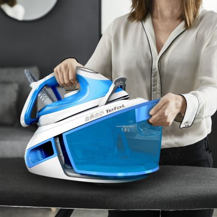 Tefal - Dampfbügelstation EXPRESS AIRGLIDE 2800W/230V blau