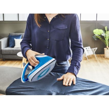 Tefal - Dampfbügelstation EXPRESS AIRGLIDE 2800W/230V blau