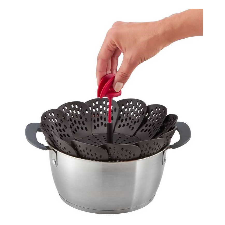 Tefal - Dämpfeinsatz INGENIO schwarz/rot