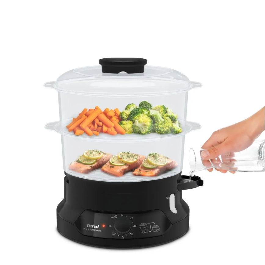 Tefal - Dampfgarer 6 l MINI COMPACT 800 W/230 V