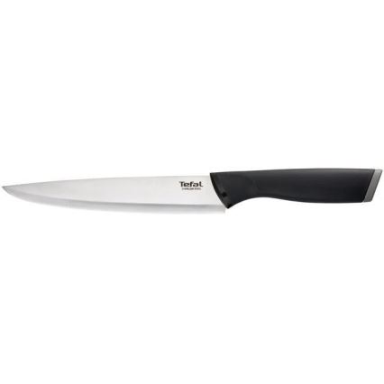 Tefal - Edelstahl-Tranchiermesser COMFORT 20 cm glänzendes Chrom/schwarz