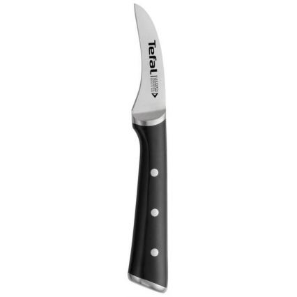 Tefal - Edelstahl-Tranchiermesser ICE FORCE 7 cm glänzendes Chrom/schwarz