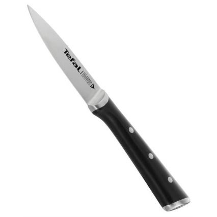 Tefal - Edelstahl-Tranchiermesser ICE FORCE 9 cm glänzendes Chrom/schwarz