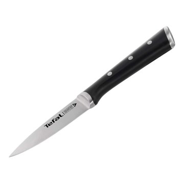 Tefal - Edelstahl-Tranchiermesser ICE FORCE 9 cm glänzendes Chrom/schwarz