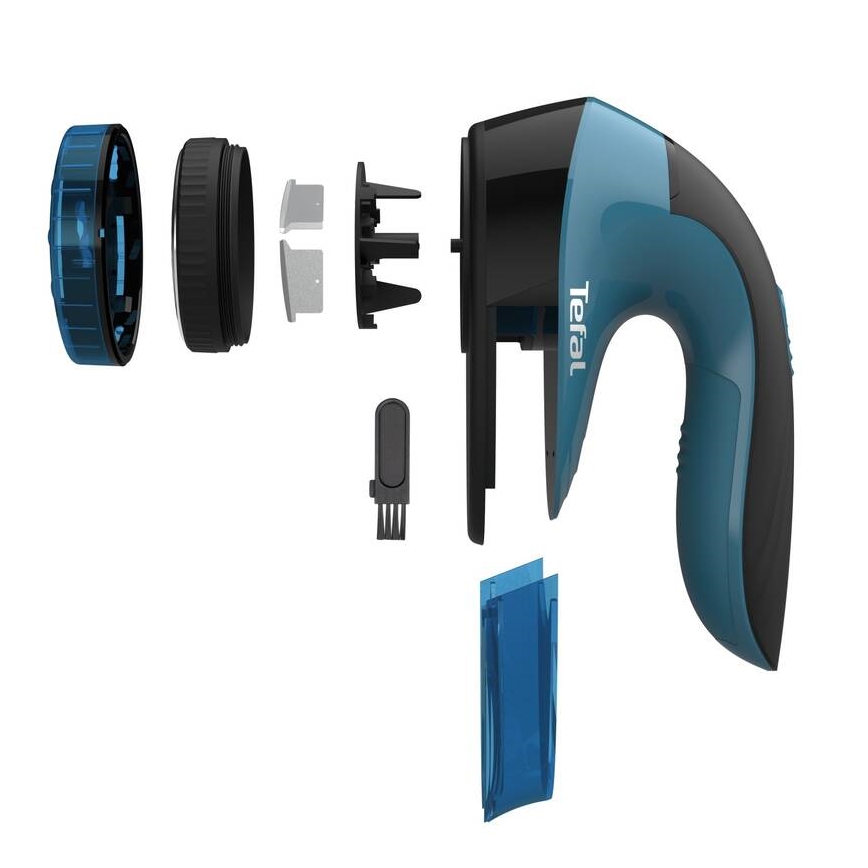 Tefal - Entferner für Flusen LINT 2xAA schwarz/blau