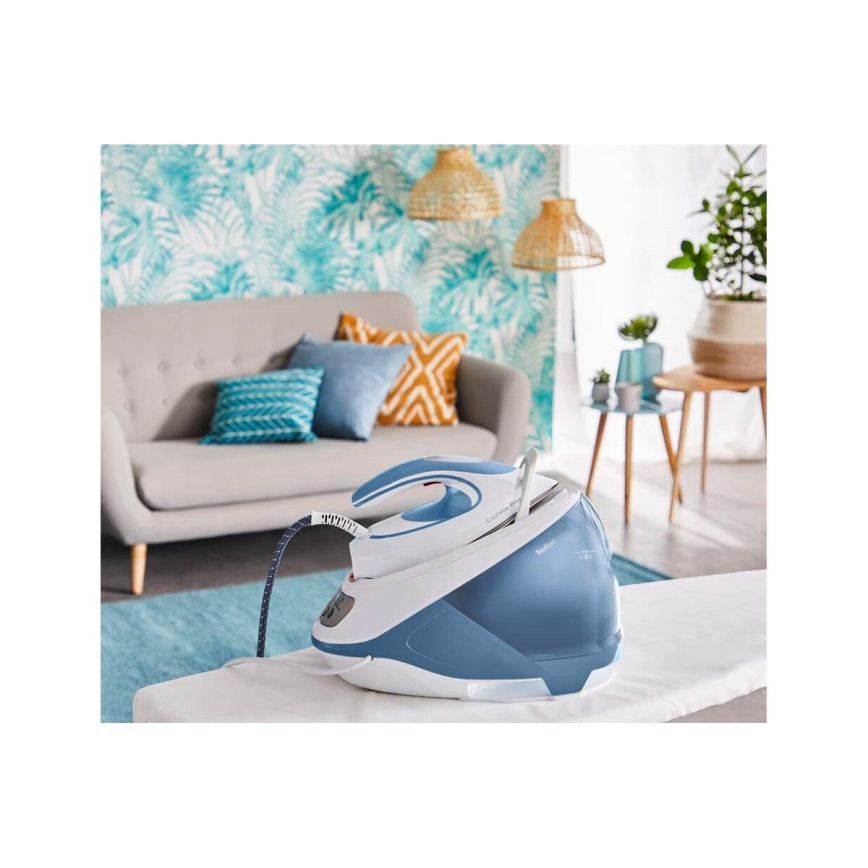 Tefal - Dampfgenerator EXPRESS PROTECT 2800W/230V blau