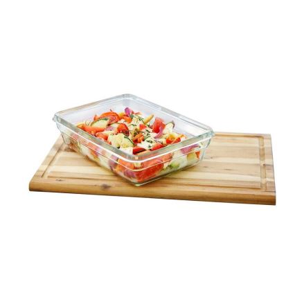 Tefal - Frischhaltedose 0,45 l MSEAL GLASS rot/Glas