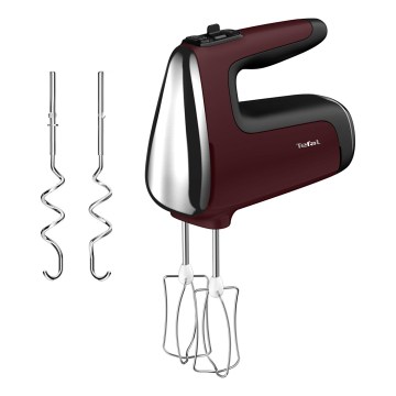 Tefal - Handmixer POWERMIX 600W/230V rot
