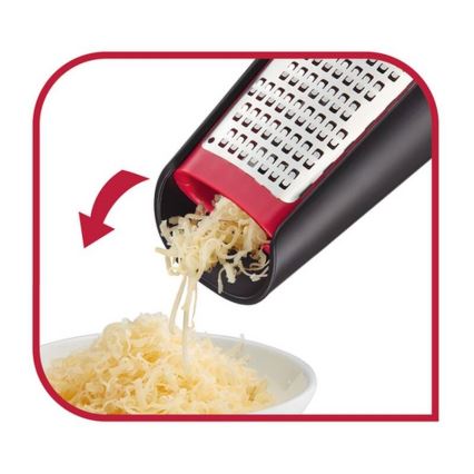 Tefal - Handreibe INGENIO, beidseitig, Edelstahl/Schwarz