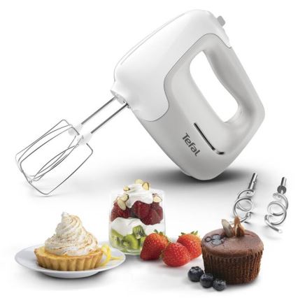 Tefal - Handrührgerät PREP'MIX+ 450W/230V grau/weiß