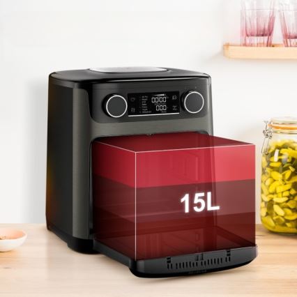 Tefal - Heißluftfritteuse 15 l EASY FRY 9-in-1 1800 W/230 V schwarz