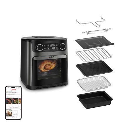 Tefal - Heißluftfritteuse 15 l EASY FRY 9-in-1 1800 W/230 V schwarz