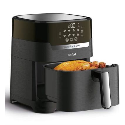 Tefal - Heißluftfritteuse 4,2 l EASY FRY&GRILL 2-in-1 1550W/230V schwarz