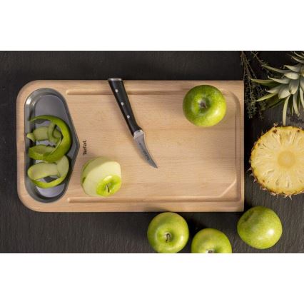 Tefal - Edelstahl-Ausstechmesser ICE FORCE 7 cm glänzender Chrom/Schwarz