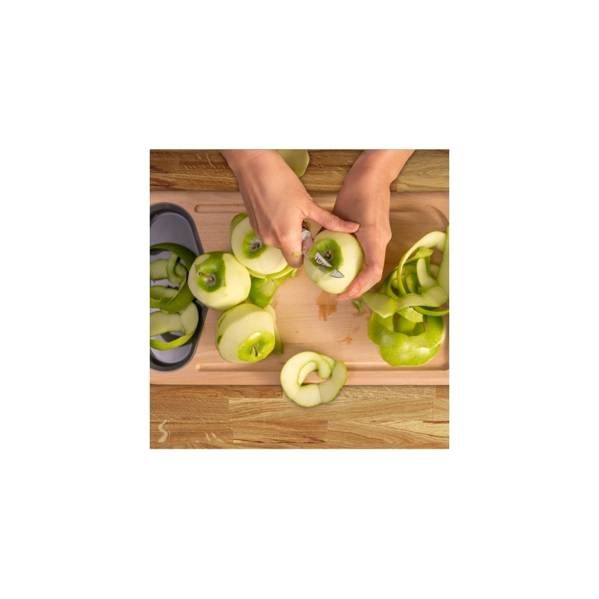 Tefal - Edelstahl-Ausstechmesser ICE FORCE 7 cm glänzender Chrom/Schwarz