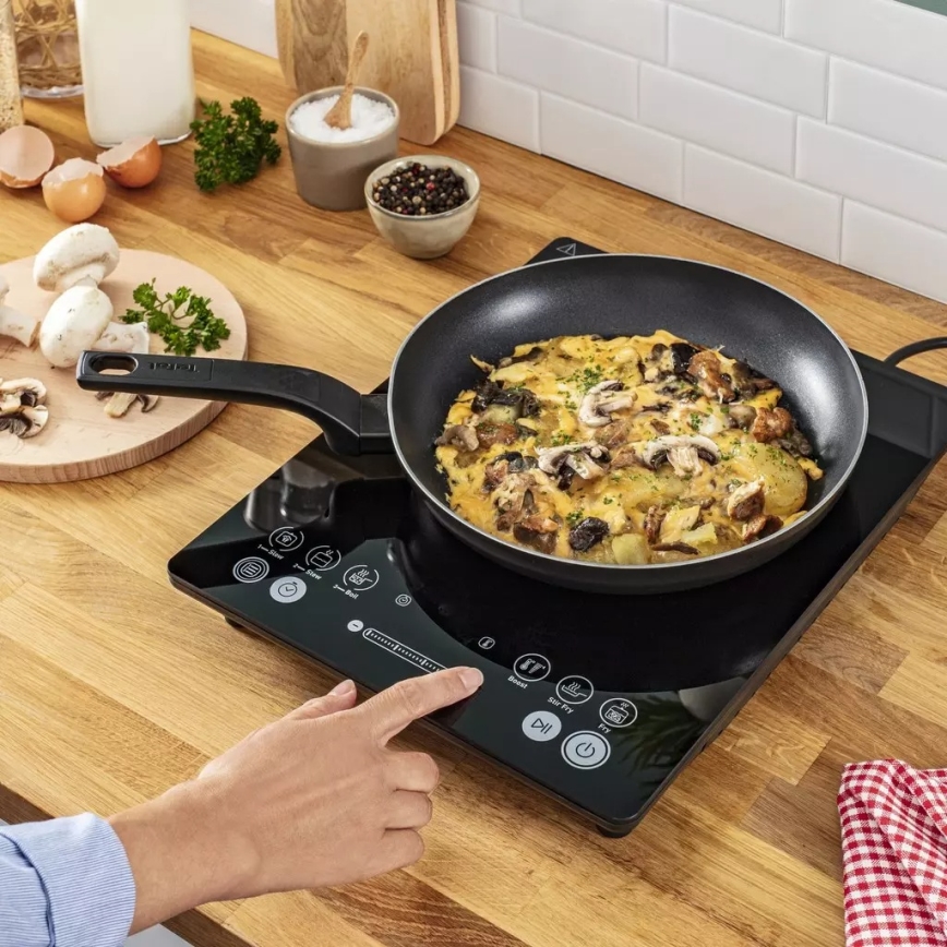 Tefal - Induktionskochplatte EVERYDAY SLIM 2100W/230V schwarz