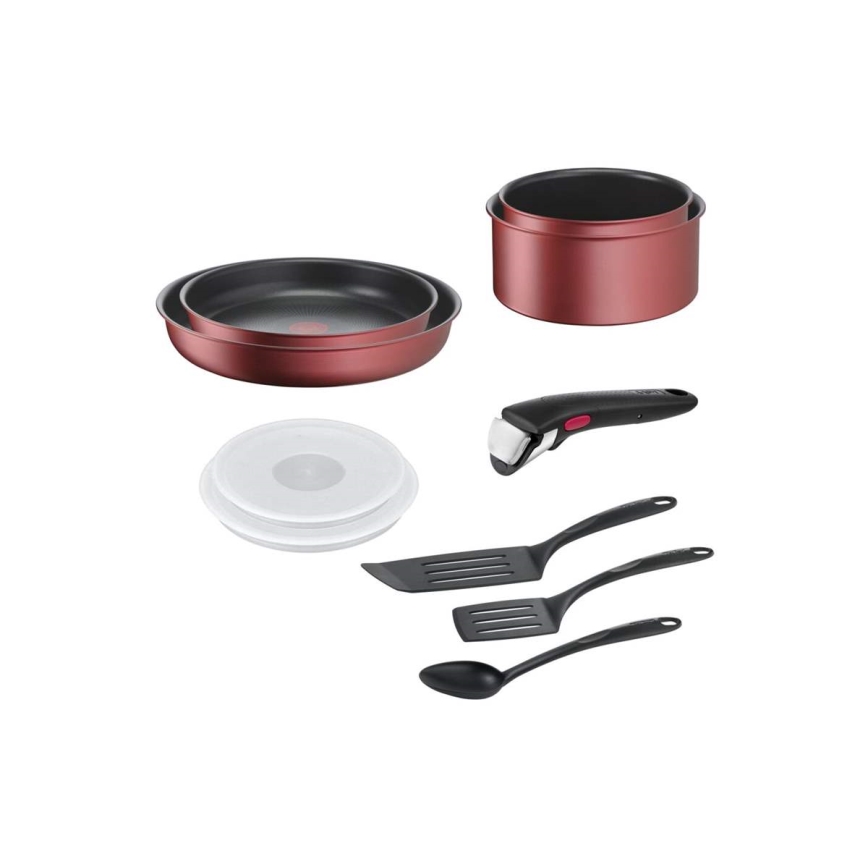 Tefal - 10-teiliges Kochgeschirr-Set INGENIO DAILY CHEF Kupferfarben