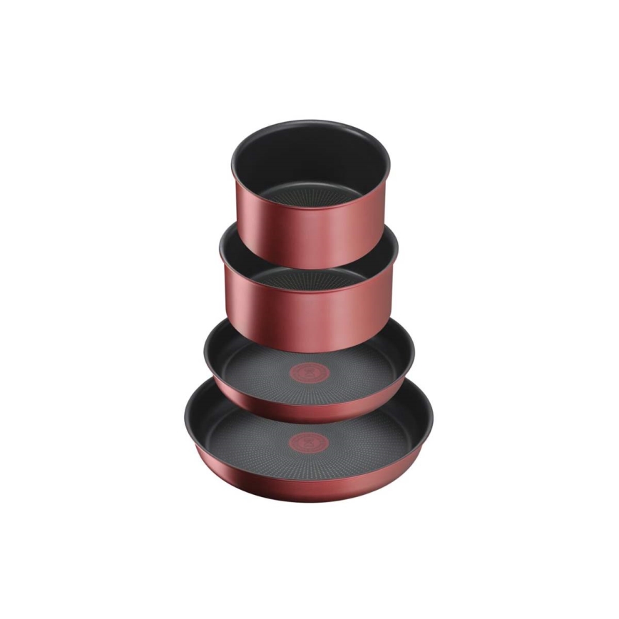 Tefal - 10-teiliges Kochgeschirr-Set INGENIO DAILY CHEF Kupferfarben