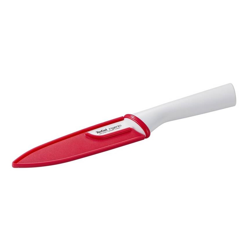 Tefal - Universalmesser aus Keramik INGENIO 13 cm weiß/rot