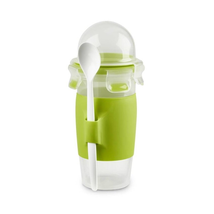 Tefal - Joghurtbecher mit Löffel 0,45 l MASTER SEAL TO GO grün