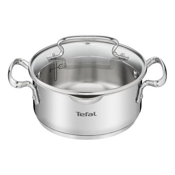 Tefal - Kasserolle mit Deckel DUETTO 18 cm