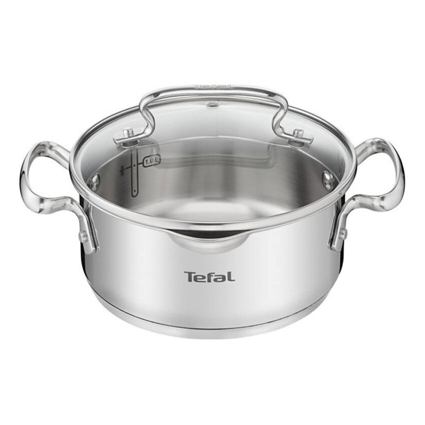 Tefal - Kasserolle mit Deckel DUETTO 18 cm