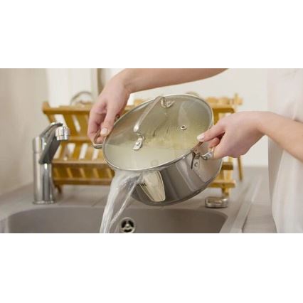 Tefal - Kasserolle mit Deckel DUETTO 28 cm