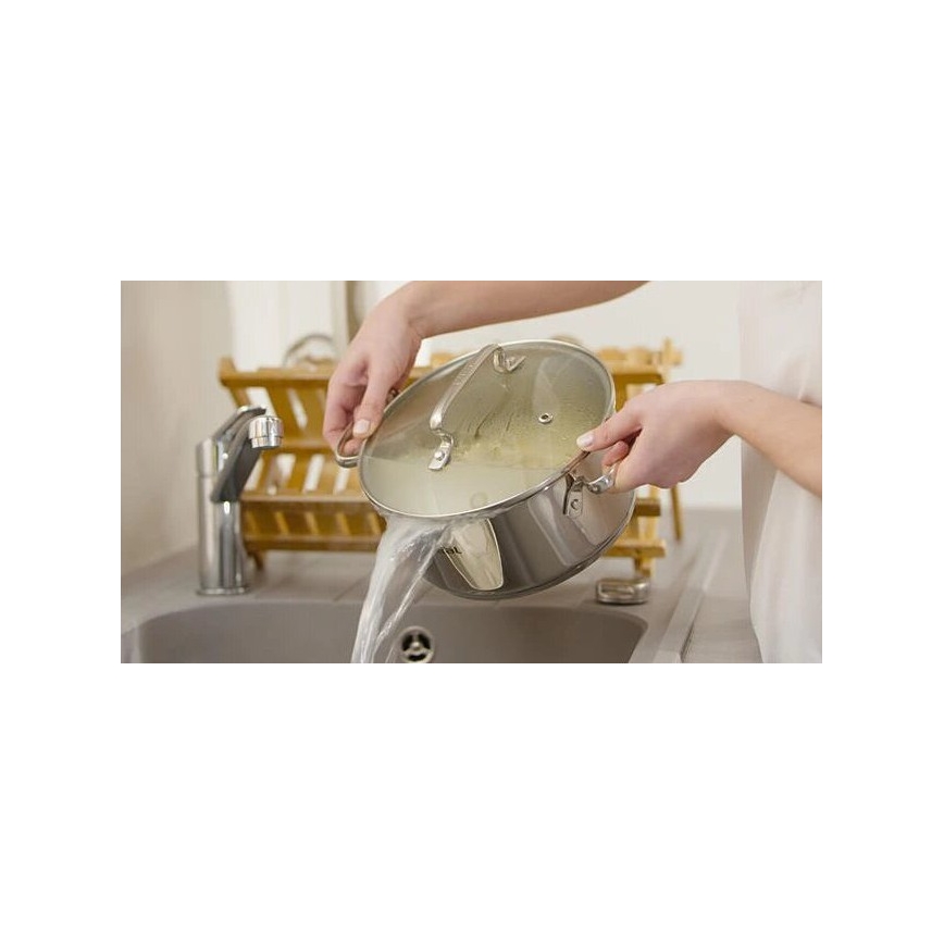 Tefal - Kasserolle mit Deckel DUETTO 28 cm