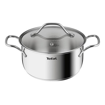 Tefal - Kasserolle mit Deckel INTUITION 20 cm