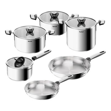 Tefal - Kochgeschirr-Set 10-teilig EMOTION+