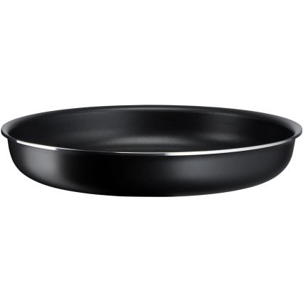 Tefal - Kochgeschirr-Set 3 Stk. INGENIO EASY COOK & CLEAN BLACK