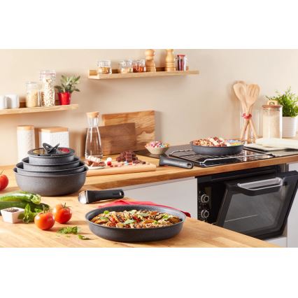 Tefal - Kochgeschirr-Set 5 Stk. INGENIO NATURAL FORCE