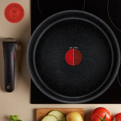 Tefal - Kochgeschirr-Set 8 Stk. INGENIO BLACK STONE