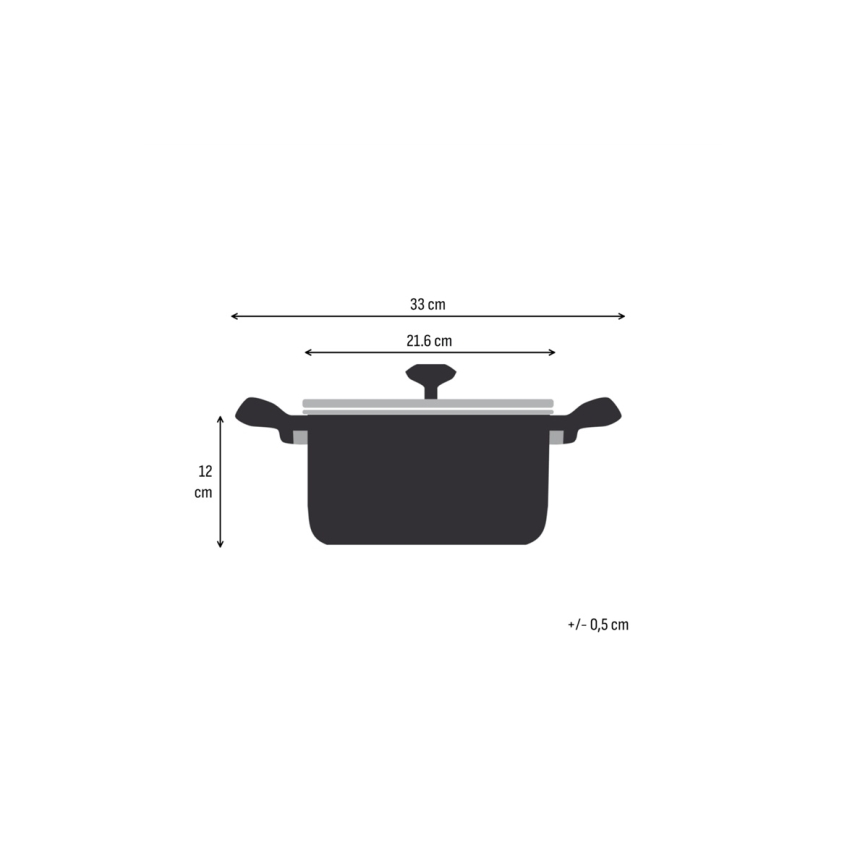 Tefal - Kochtopf mit Deckel EXTREME 20 cm