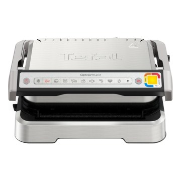 Tefal - Kontaktgrill OPTIGRILL 4-in-1 2100 W/230 V Edelstahl