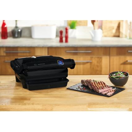 Tefal - Kontaktgrill OPTIGRILL ELITE 2000W/230V schwarz